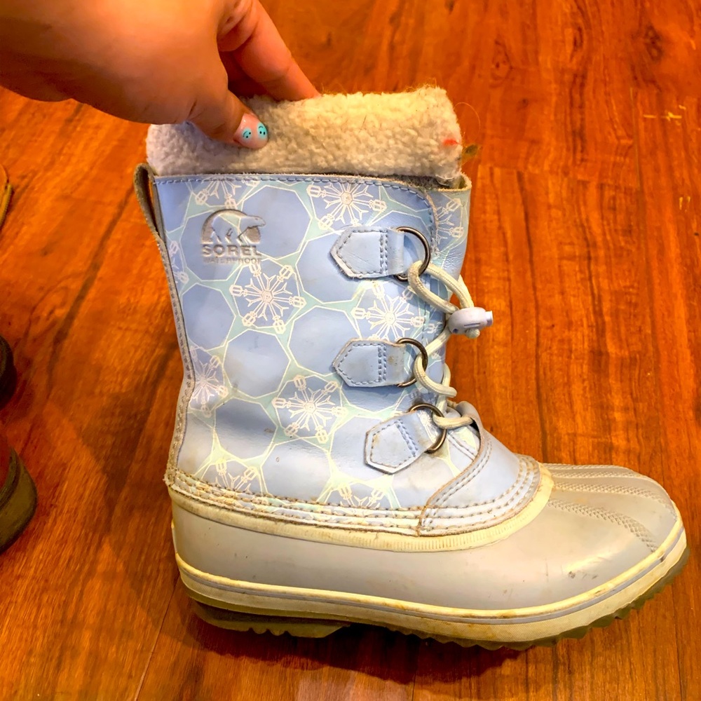 ✨Super soft baby blue snow boots!✨